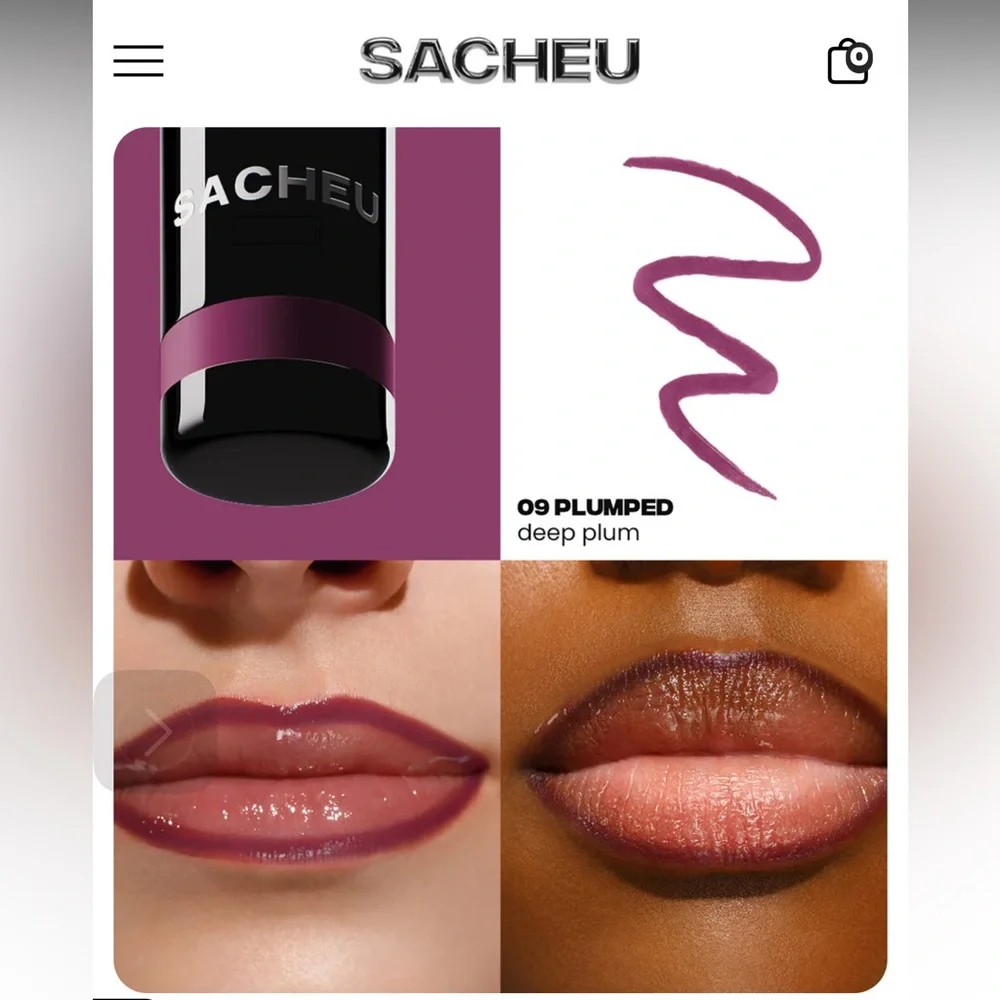 New, Sealed Sacheu Peel Off Lip Liner STAY-N & Sacheu Liquid Eyeliner STAY-N